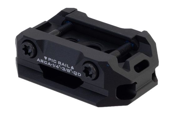 Strike Industries Picatinny rail adapter, black.
